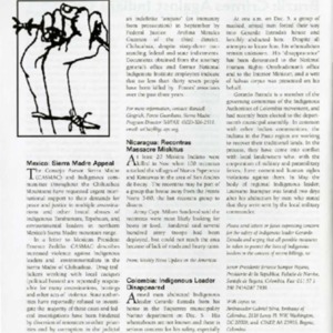 Nicaragua: Recontras Massacre Miskitus