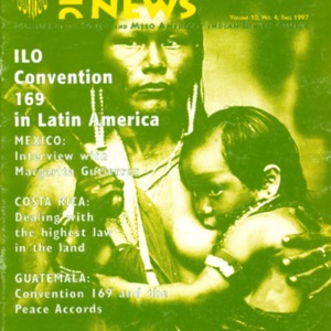 Vol. 10, no. 4 (Fall 1997) &quot;ILO Convention 169 in Latin America&quot;