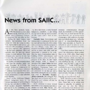 News from SAIIC...