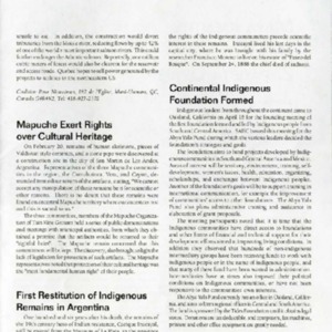 First Restitution of Indigenous Remains in Argentina