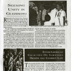 Seeking Unity in Guerrero