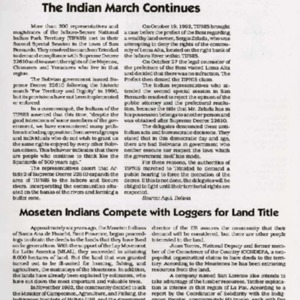 Bolivia: The Indian March Continues