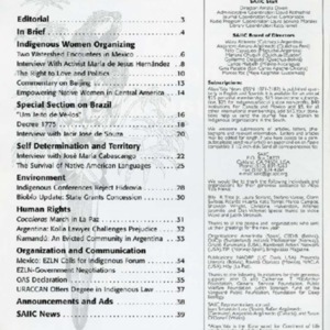 Table of Contents